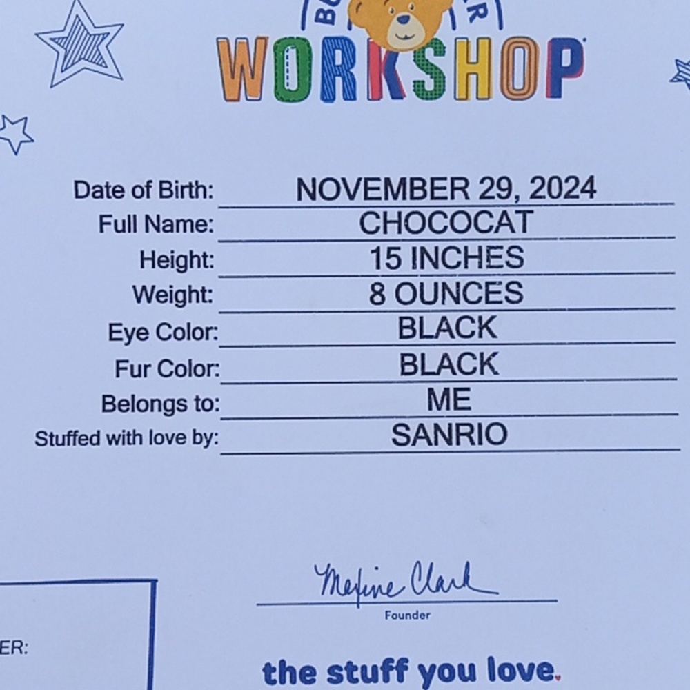 Build A Bear Sanrio Chococat plush - Picture 14 of 16